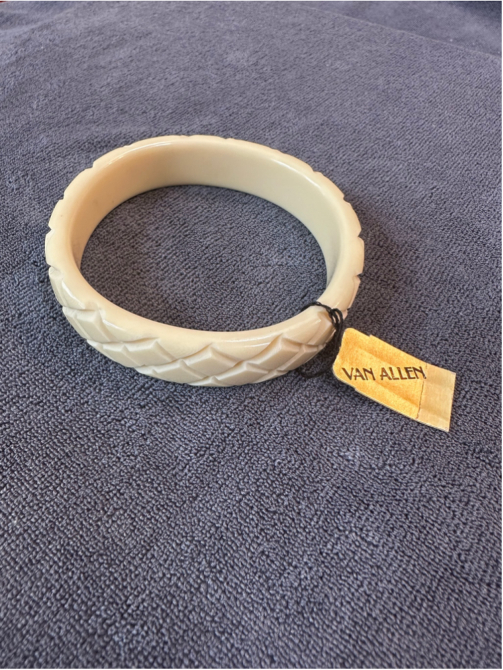 Van Allen Beige Bangle Bracelet